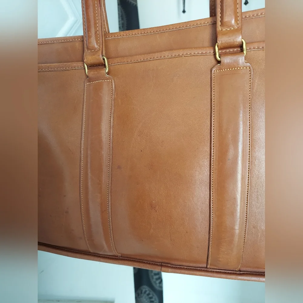 Vintage Coach British Tan Embassy Briefcase 5090🤎🧡 - Picture 6 of 16